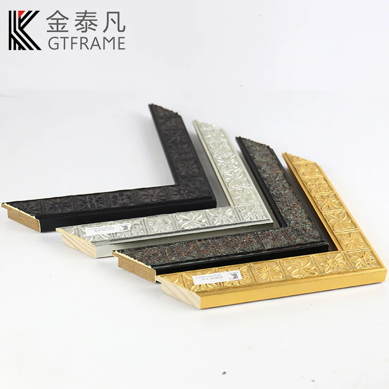 Home Decor Antique Wood Picture Painting Frame Moulding Wooden