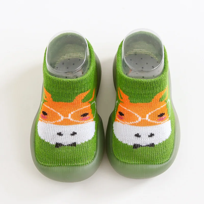 0-4 year old baby indoor non-slip soft sole cartoon pattern toddler shoes factory direct sale