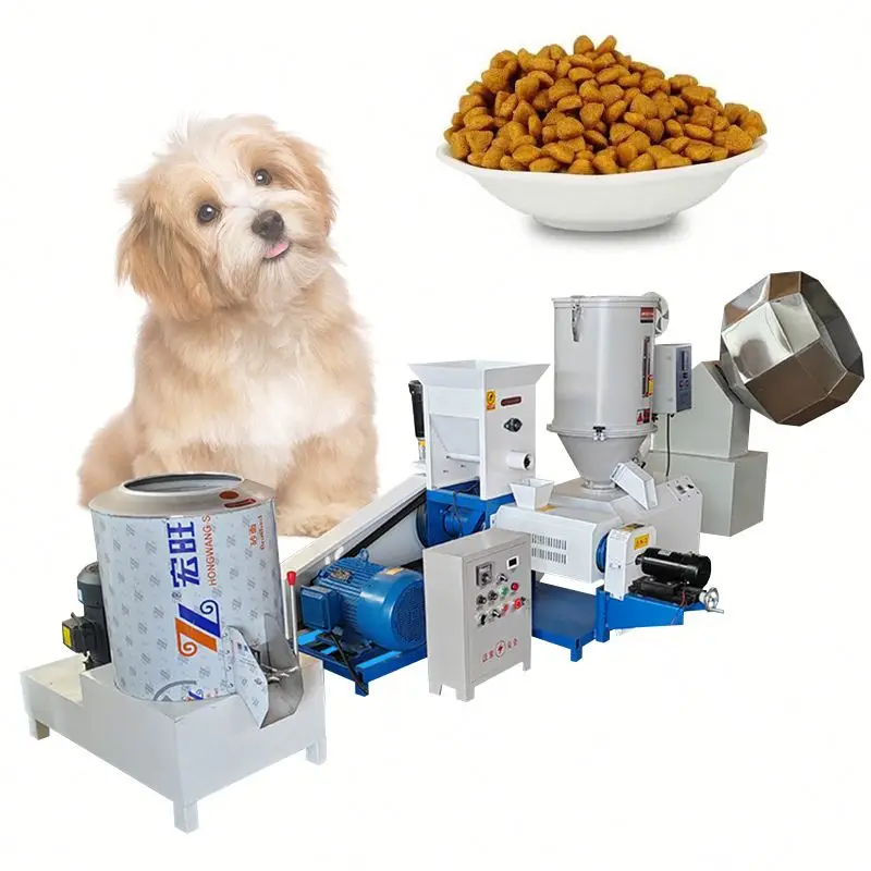 Best-selling automatic fish feed machinery float fish feed food pellet machine