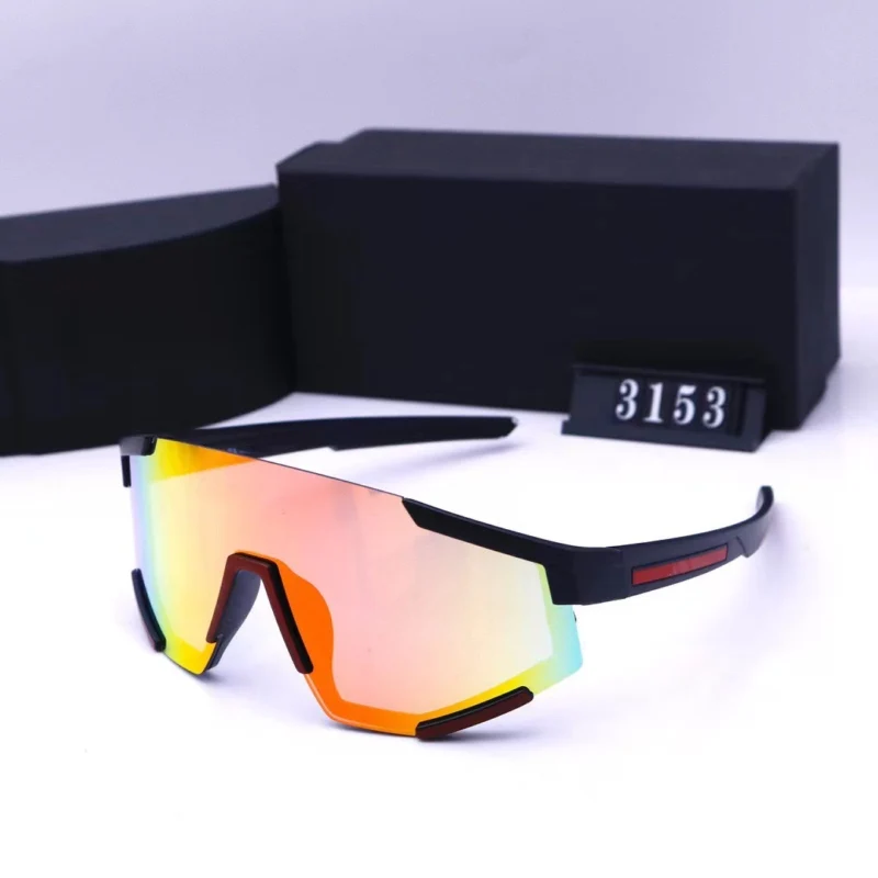 New Fashion Half Frame Sport Sunglasses Band Shield Special Half Rim Rider Driving Sun Glasses With Logo