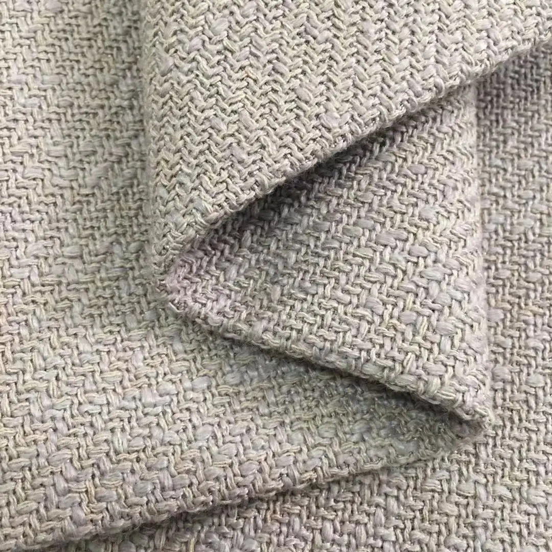 Exported to North America 2022 Top quality Modern Rugged look For sofa cover Furniture Home textile Upholstery Hemp fabric