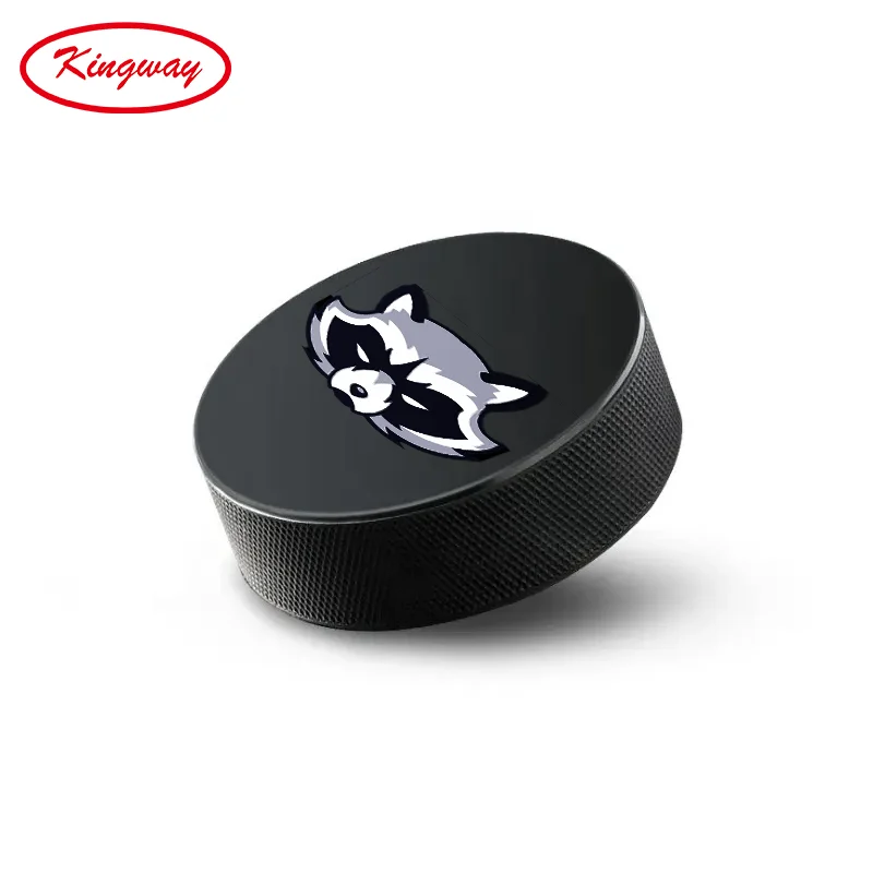 Wholesale High Quality Print Custom Logo Rubber hockey balls for Practicing and Classic Training hockey pucks