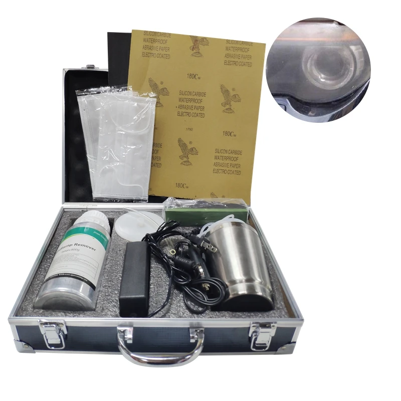 Allplace 600ml Headlamp Remover Headlight Renovation Kit Car Headlights Polish Clean