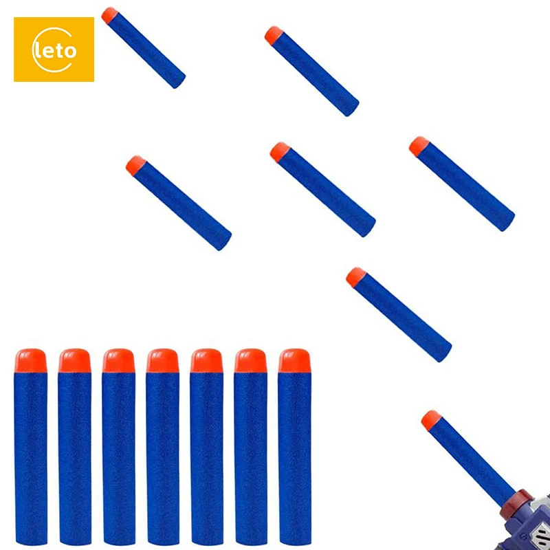 Foam Darts Refill Bullets Pack Compatible Tactical Elite Soft Bullets Ammo For Blasters Guns Toys 10PCS/Pack 7.2cm