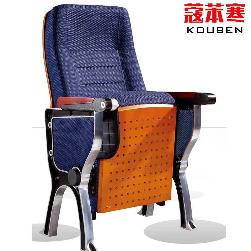 Wood Lecture Hall Chair Cinema Auditorium Chair for Sale High Quality Solid Theater Seat Folding Custom Fire Customized Cup Book