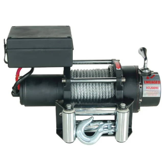 6000lbs electric winch water/UV resistant  Winch With Wire Cable BO6000