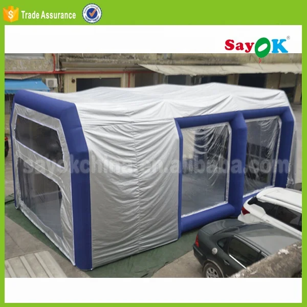 Vehicle show tent car paint auto inflatable booths to paint cars inflatable paint booth custom