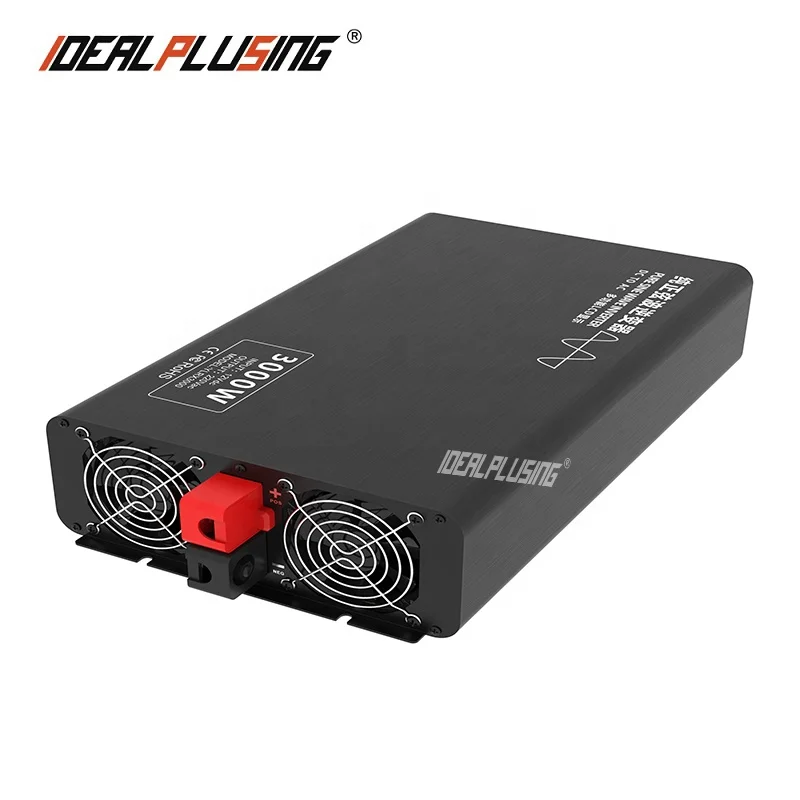 High Quality Peak power 6000W Rate power 3000w 12v 24v 36v 48v dc to ac 220v 230v 240v 3000 watt pure sine wave power inverter