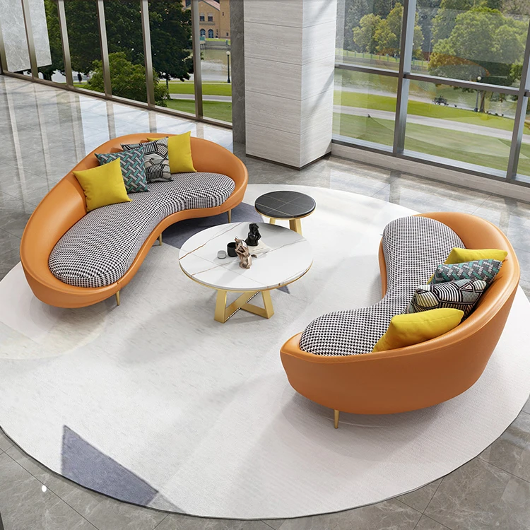 
Modern Lounge Sofa Home Furniture Hotel Room Designs Sofa Set Living Room Seater Pink Velvet Fabric Loveseat Sofa 