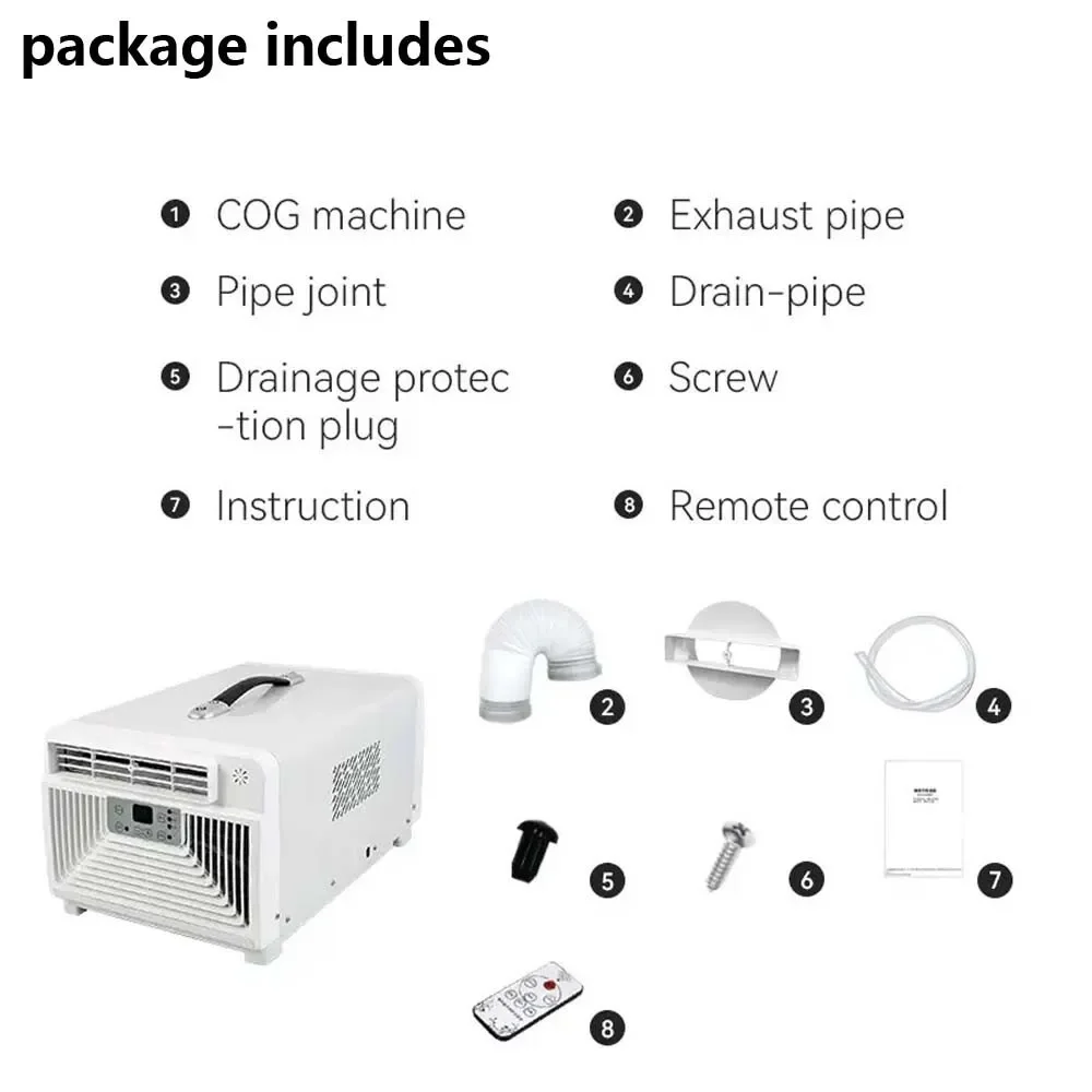 Removable Cooling and Heating Air Conditioning Portable Mini Tent Air Conditioner for Camping Car Truck