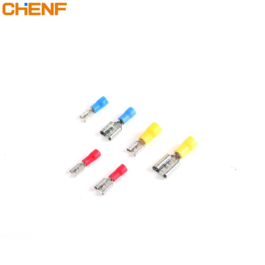 CHENF Factory direct supply FDD/MDD2-250 blue male and female insert spring insert butt end insulation cold pressure terminal