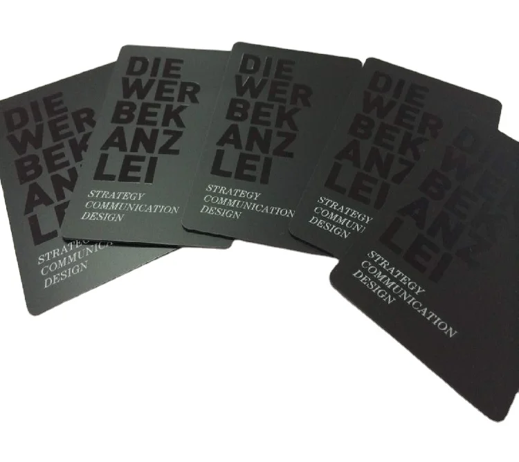 Hot Sale High Quality Printed UV Business Magnetic Card Customized PVC Material for Visiting Cards