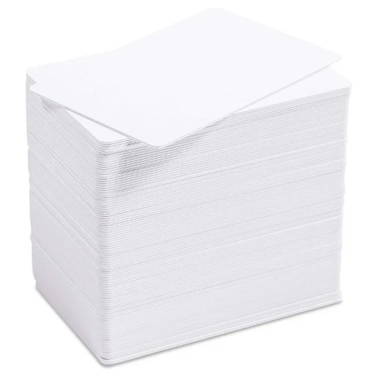 In Stock Wholesale High Quality Printable Wholesale ID Business White Plastic Pvc Blank Card