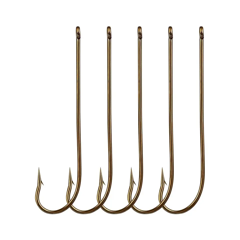 TOPIND offset stainless steel seawater  cat fishing hook 9353 surfing fishing hook