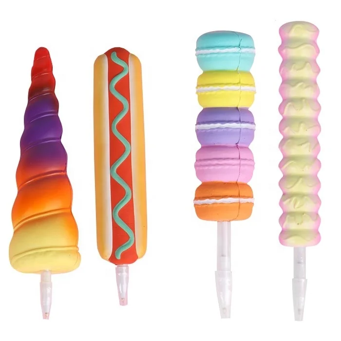 Factory Fancy Kids Kawaii Cute Squishy Work Novelty Ball Pen With Ballpoint Pens To Ease the Pressure