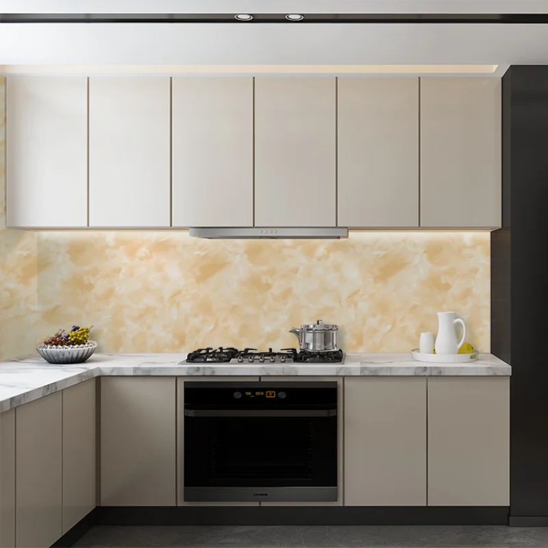 Free For Samples Dropshipping Marble Design Self Adhesive Safe PVC Background Countertop Decoration Wall Paper For Rolls