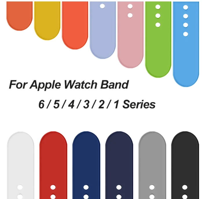  Ремешок силиконовый для Apple Watch Band спортивный Роскошный дизайнерский браслет