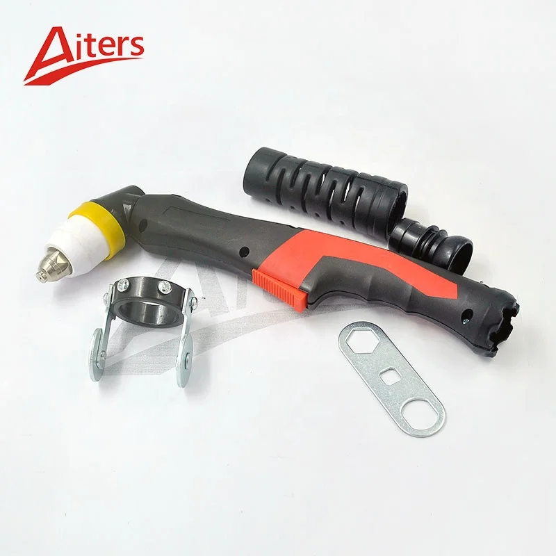 Factory wholesale High quality plasma P80 torch air cooled Two-color square handle plasma cutting torch P80 for hand