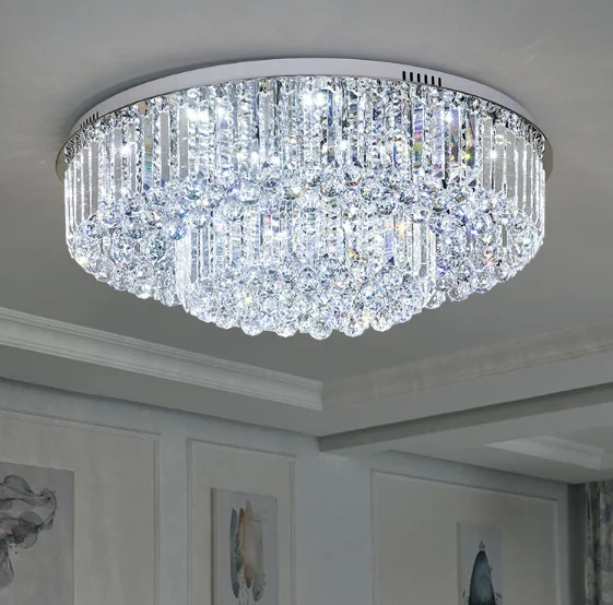 Luxury Gold Lamp High Quality Crystal Ceiling Chandelier Lighting Bedroom Big Modern Light