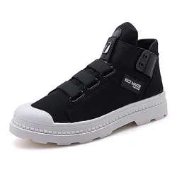 Wholesale slip on wear-resistant casual canvas outdoor men shoes