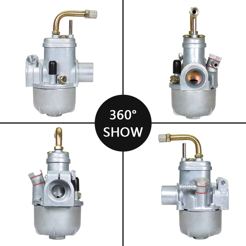 12 Moped 12mm Bing Style Carburetor for Maxi Sport Luxe E50 Newport Cobra