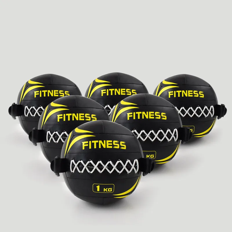 Durable 10 Weight Options Wall Medicine Ball for Exercise, Cardio, Core Strength