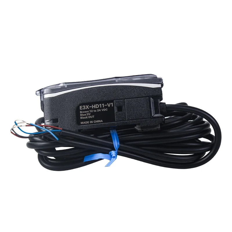 sensor E3X-NB10 2M Fiber optic sensors Intelligent fiber amplifier NPN output Wire lead-out type from YAMAT