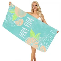 Fast Delivery Low Moq Printed Custom Thin Fabric Mermaid Brand Name Towel