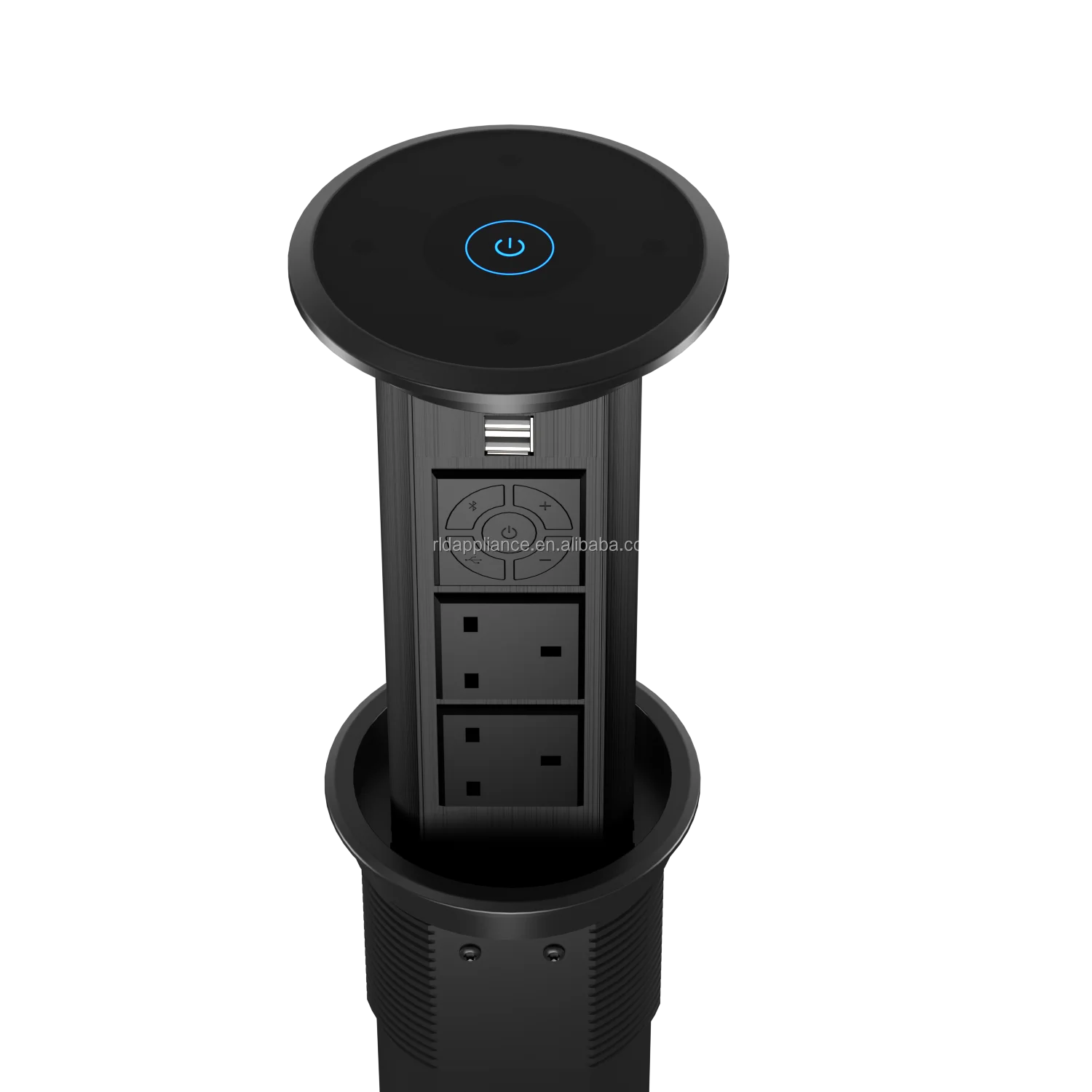 IP44 water proof motorized desktop socket kitchen plug eu pop up power socket
