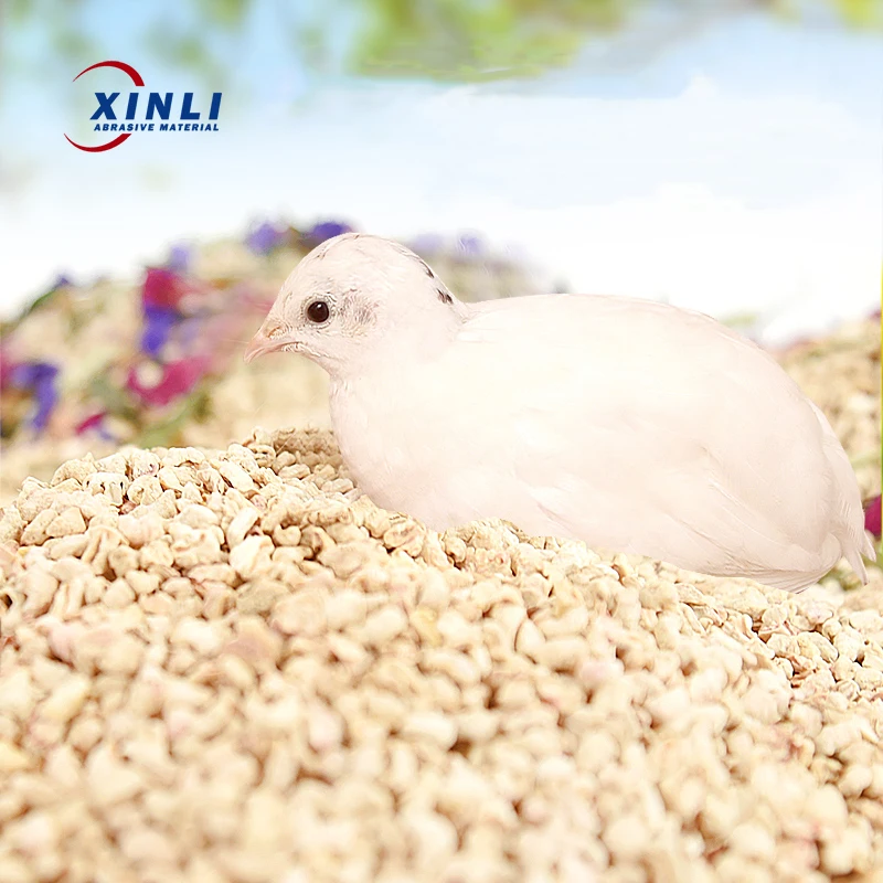 Hot Sale in Thailand and Korea Corn Cob Pet Litter 1-3/1-5mm Grit Compression for Precious Metal Polishing