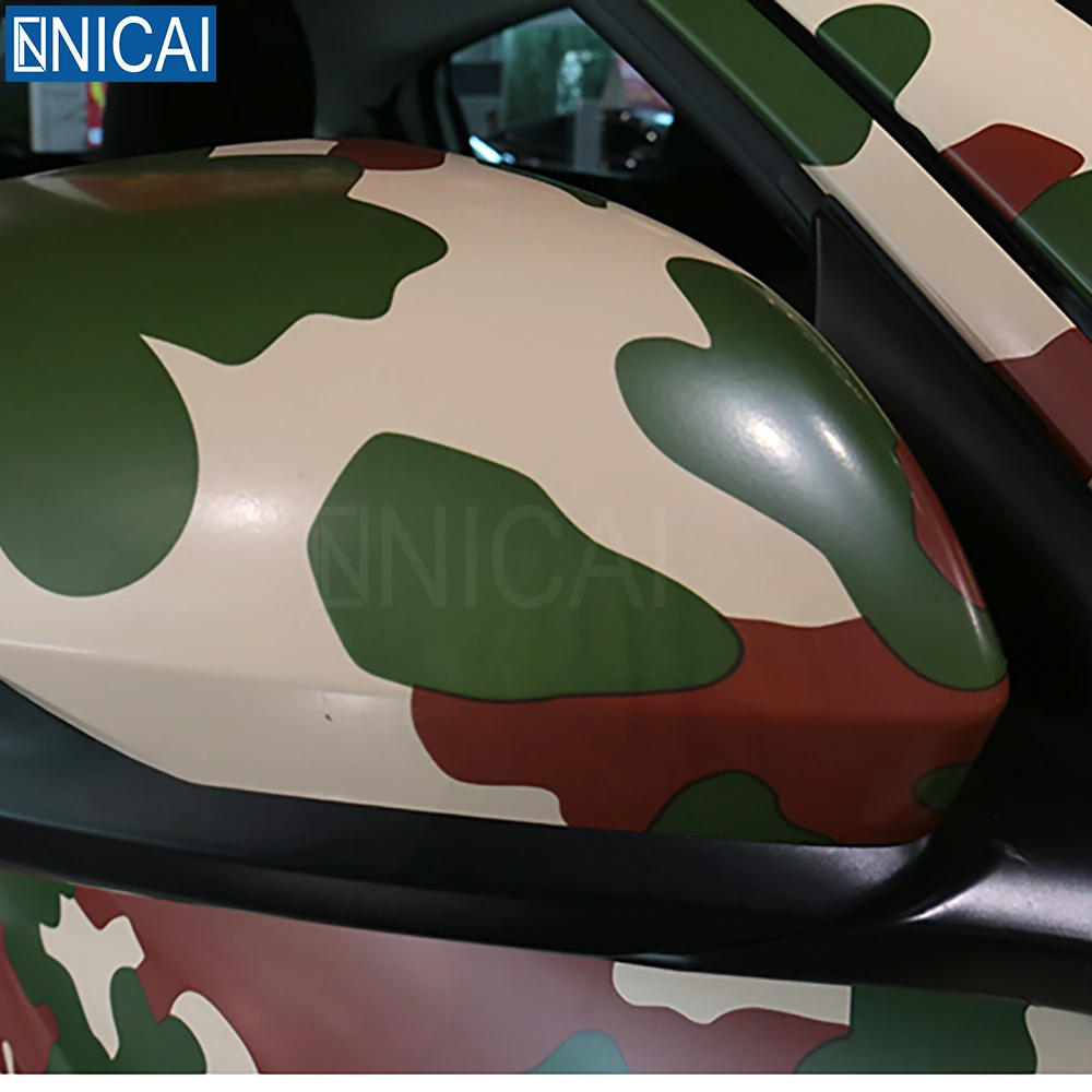 New Style Camouflage Army Green Vehicle Matte Military Green Vinyl Car Wrap