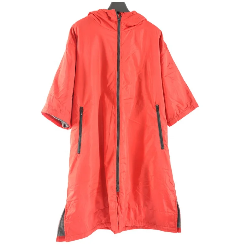 Thick winter windproof keep warm waterproof changing dry robe surf poncho