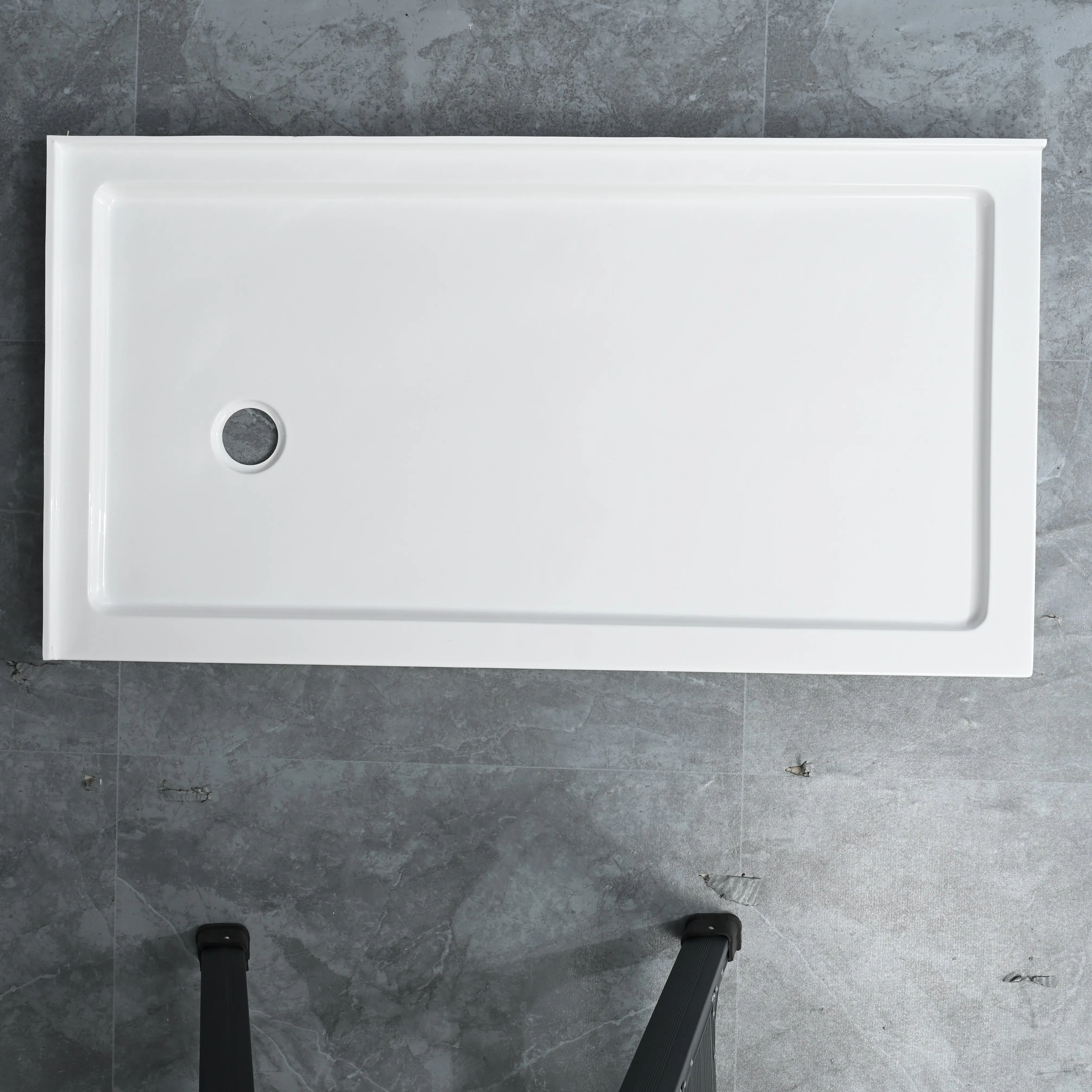 American Market  High  Quality Abs Resin Glossy Cheap Price Square Shower Tray Shower Base