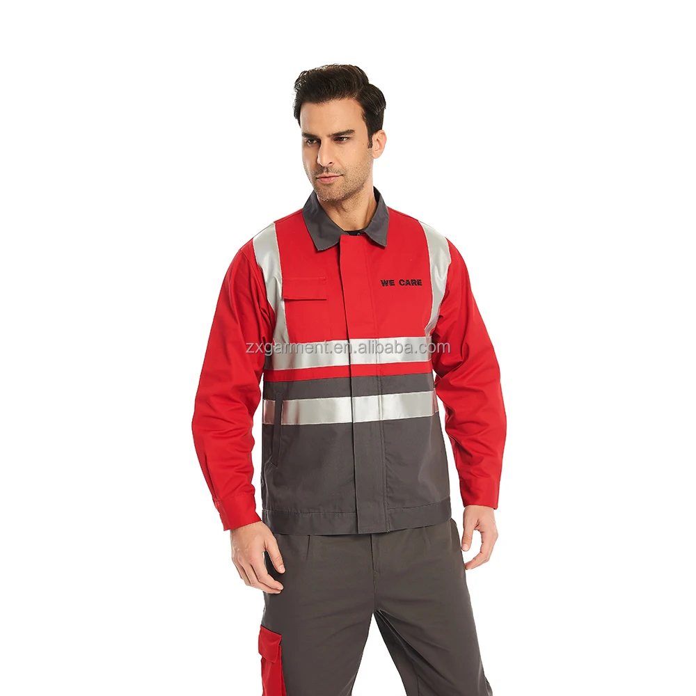 ZX Custom Fr Safety Clothing Flame Retardant Reflective Workwear Sets Electric Welding Work Suit Class Cat 2