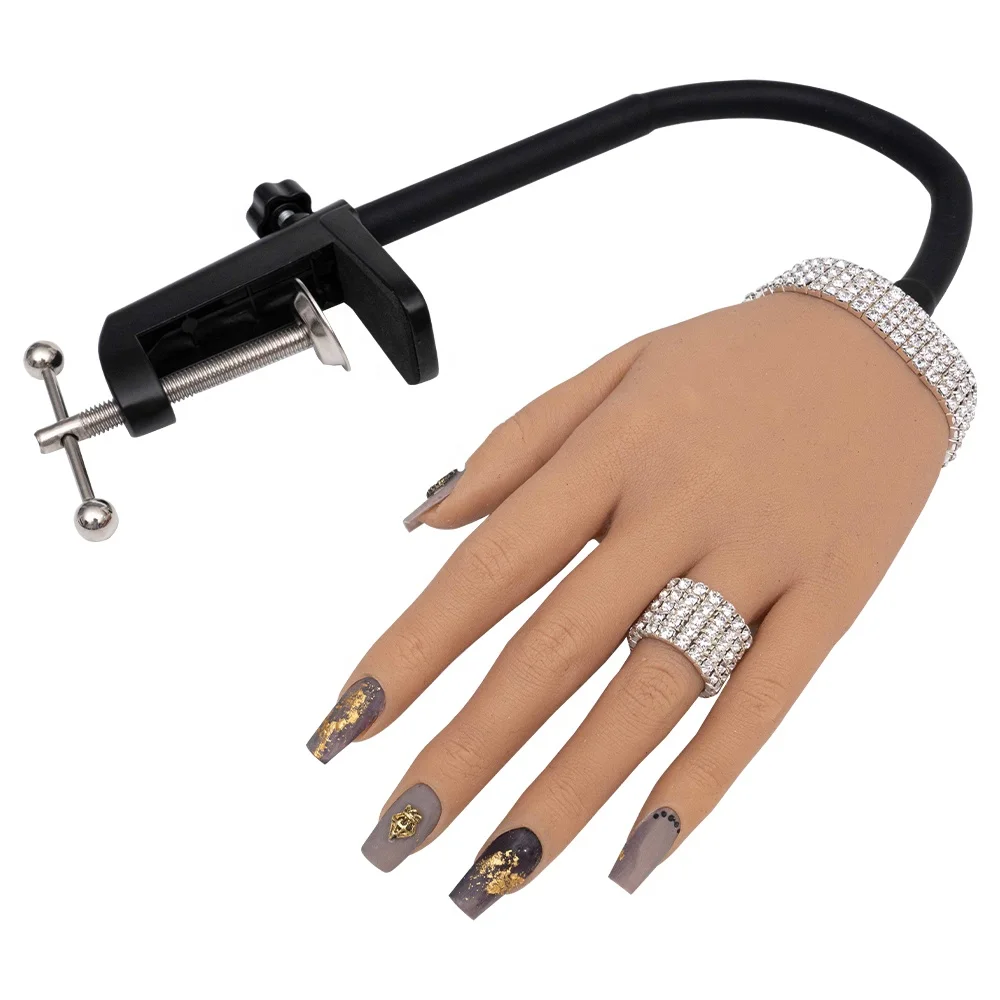  TGONE Realistic Practice Nail Training Hand Model Fake