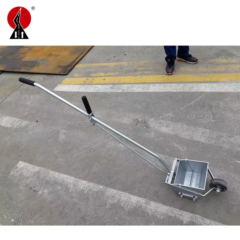 LXD 15cm 20cm 30cm 40cm 45cm 50cm Thermoplastic Hand Push Type Road Marking Tool Marking Hopper Bucket