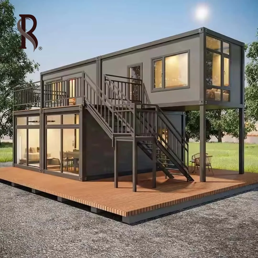 Rising OEM metal Space frame Prefab Steel Warehouse prefabricated steel structures building metal structure warehouse for villas
