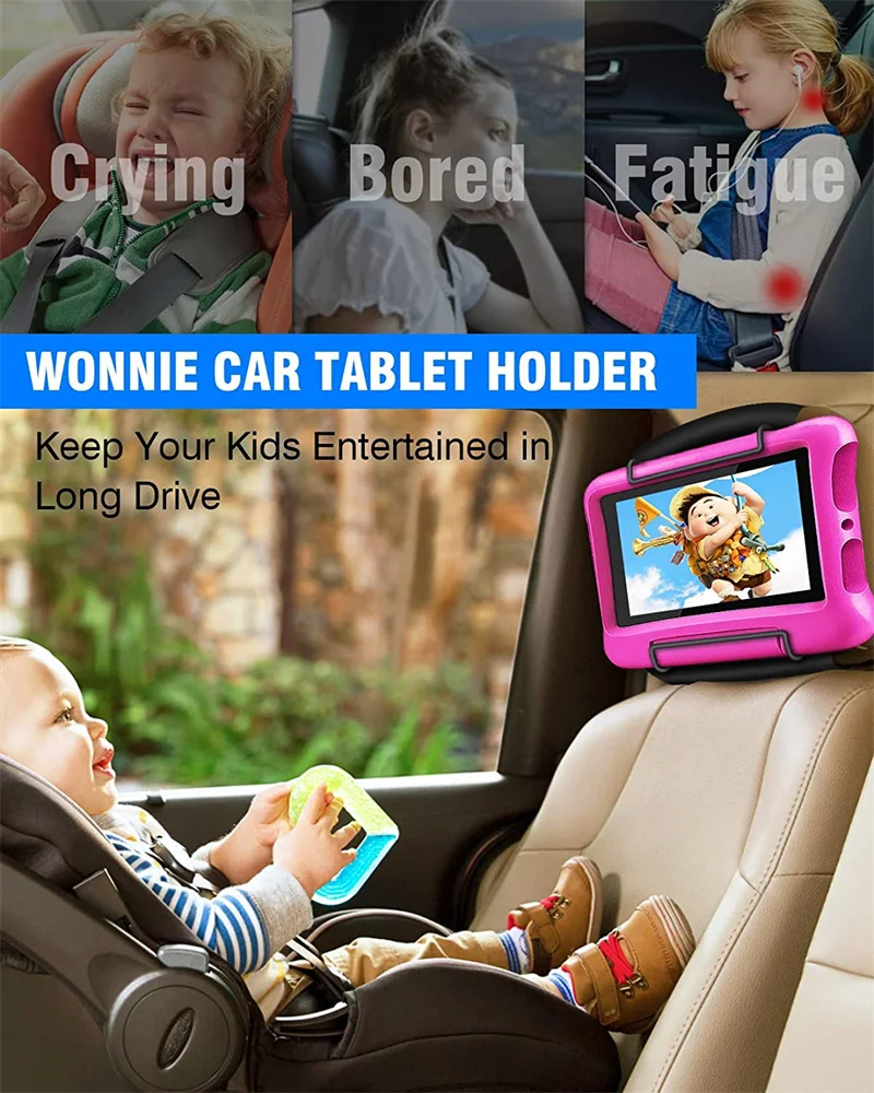 Custom Mobile Holder Car Headrest Mount Holder Phone Accessories Car Headrest Mount Holder For ipad for 7-12.9 inch tablet PC