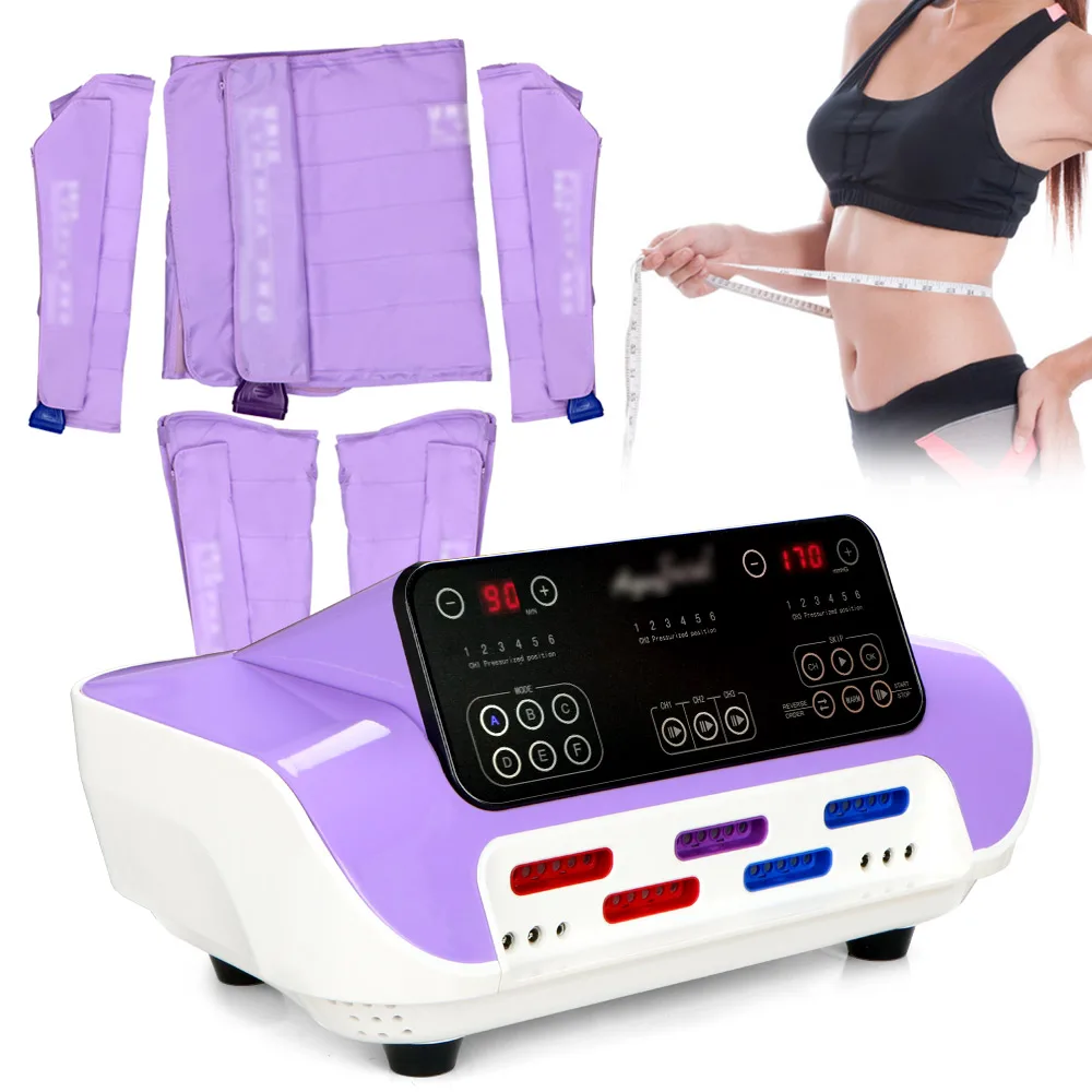 Pressotherapy Air Pressure Suit Body Slimming Weight Loss Sauna Blankets Lymph Drainage Machine