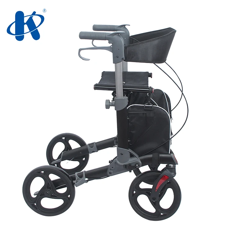  Алюминиевые роликовые ходунки Kaiyang KY9157L для пожилых людей с тормозом Европейский алюминиевый роликовый ходунок