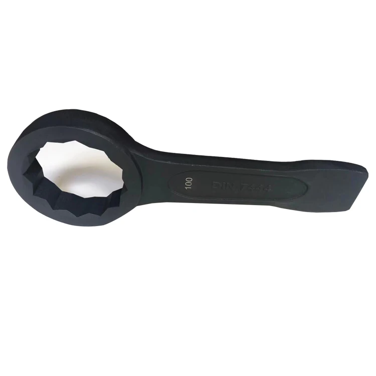 40 Cr steel 12 point striking box wrench striking tools types impact hammer ring spanner DIN 7444 wrench