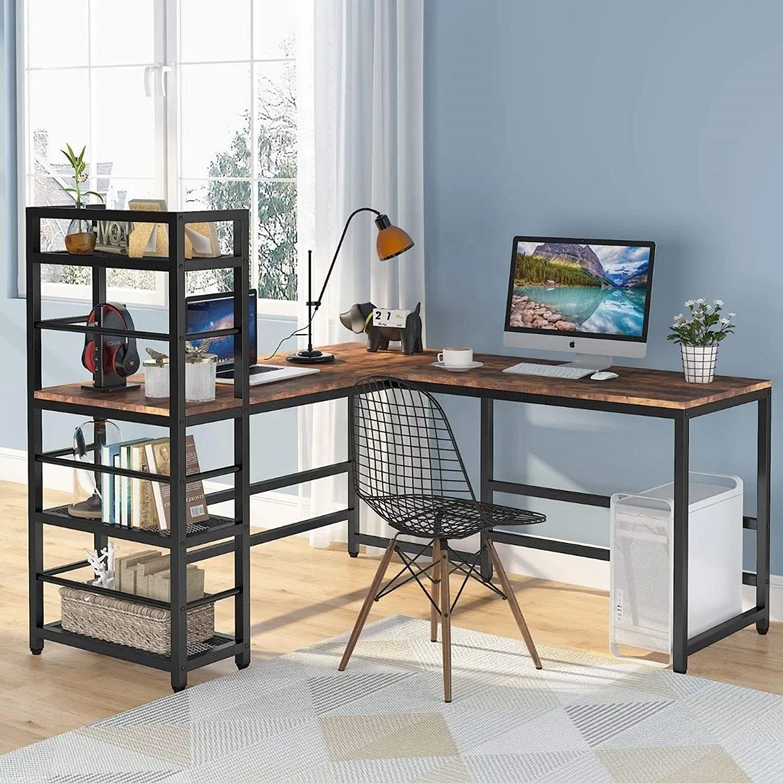 
Office furniture metal frame desk computer desk 