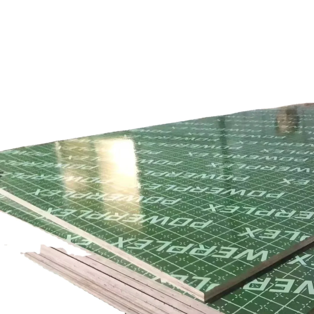 Green Film Faced Plywood 4*8 18mm PP Plastic Film Faced Plywood Board