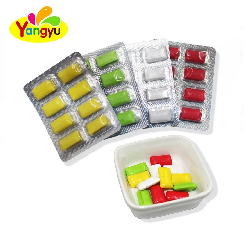 Mint Strawberry Watermelon Banana Flavor Bubble Gum Chewing Gum