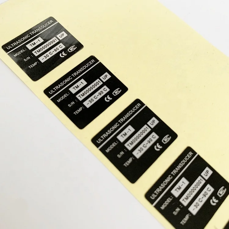 Customized Waterproof Plastic Sticker Printing Private Matte Silver Serial Number Barcode Sticker Label