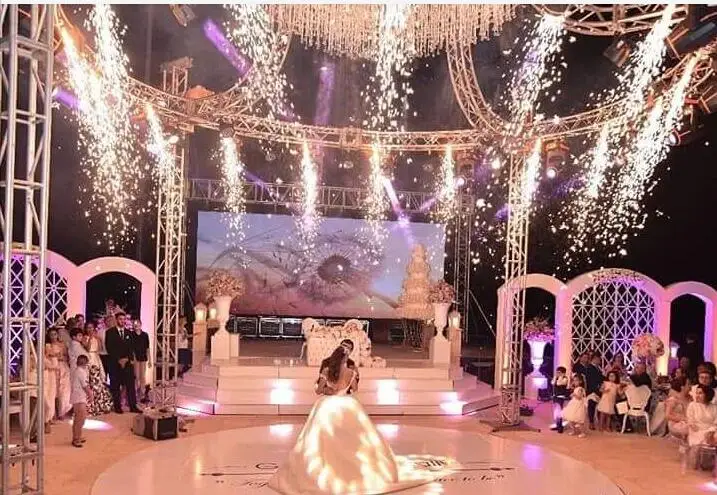 Factory Sell 200g Ti Spark Powder for DMX Stage Cold Spark Fireworks Fountain Machine Titanium Metal Powder Sparkly Machine