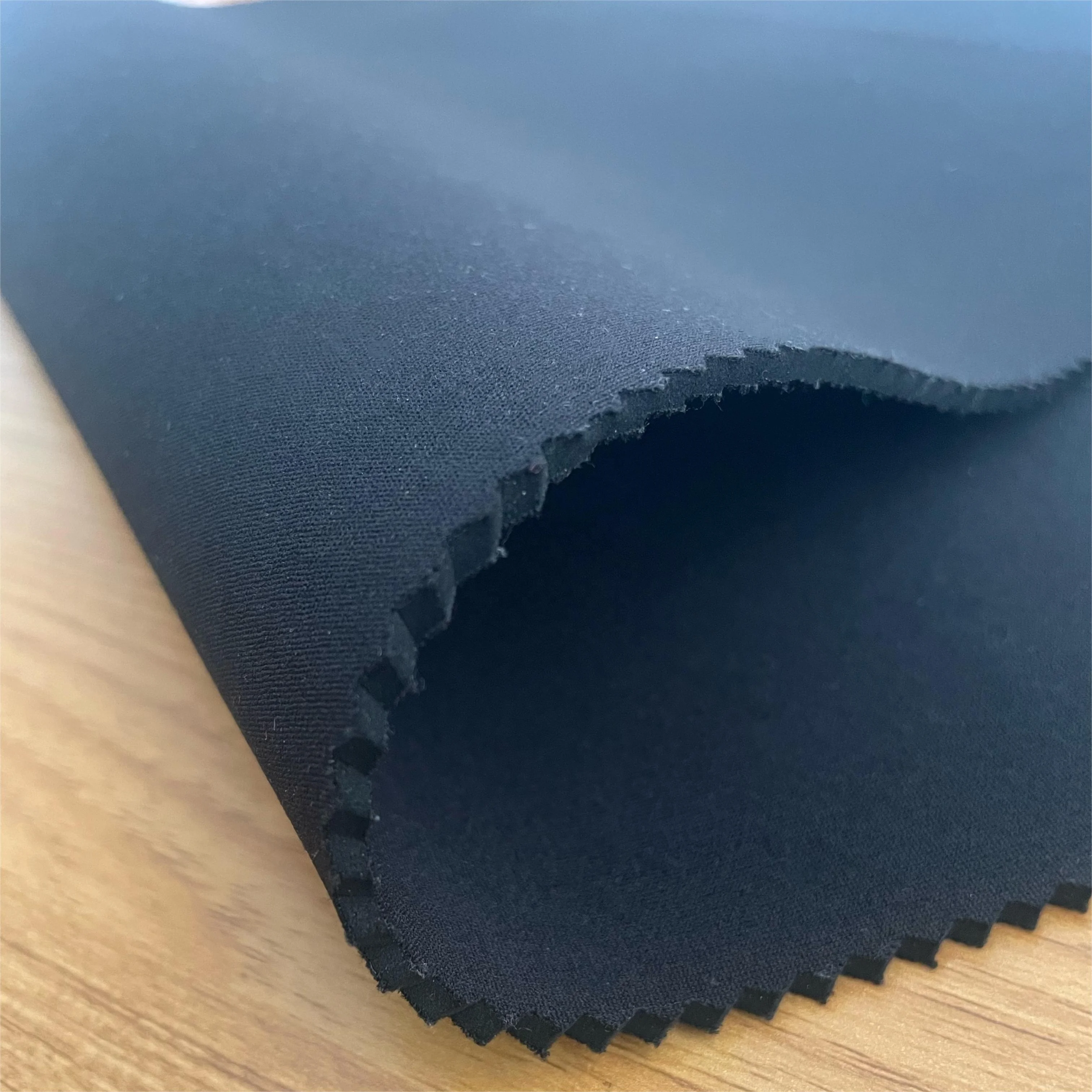 Polyester 3D air layer fabric neoprene diving material fabric knitted space layer foam sponge fabric