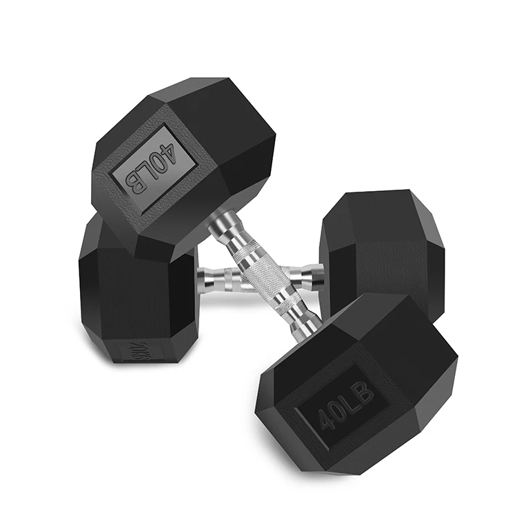 Industry and trade as one Rubber cast iron 50kg barbell dumbbell set dumbles weight lifting dumbbells buy dumbbell