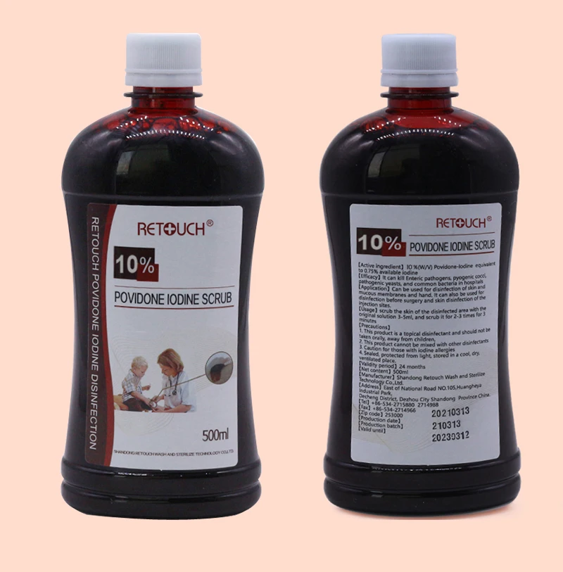 10% Povidone Iodine Used to Treatment and Prevention of The Infections in Wounds and Cuts