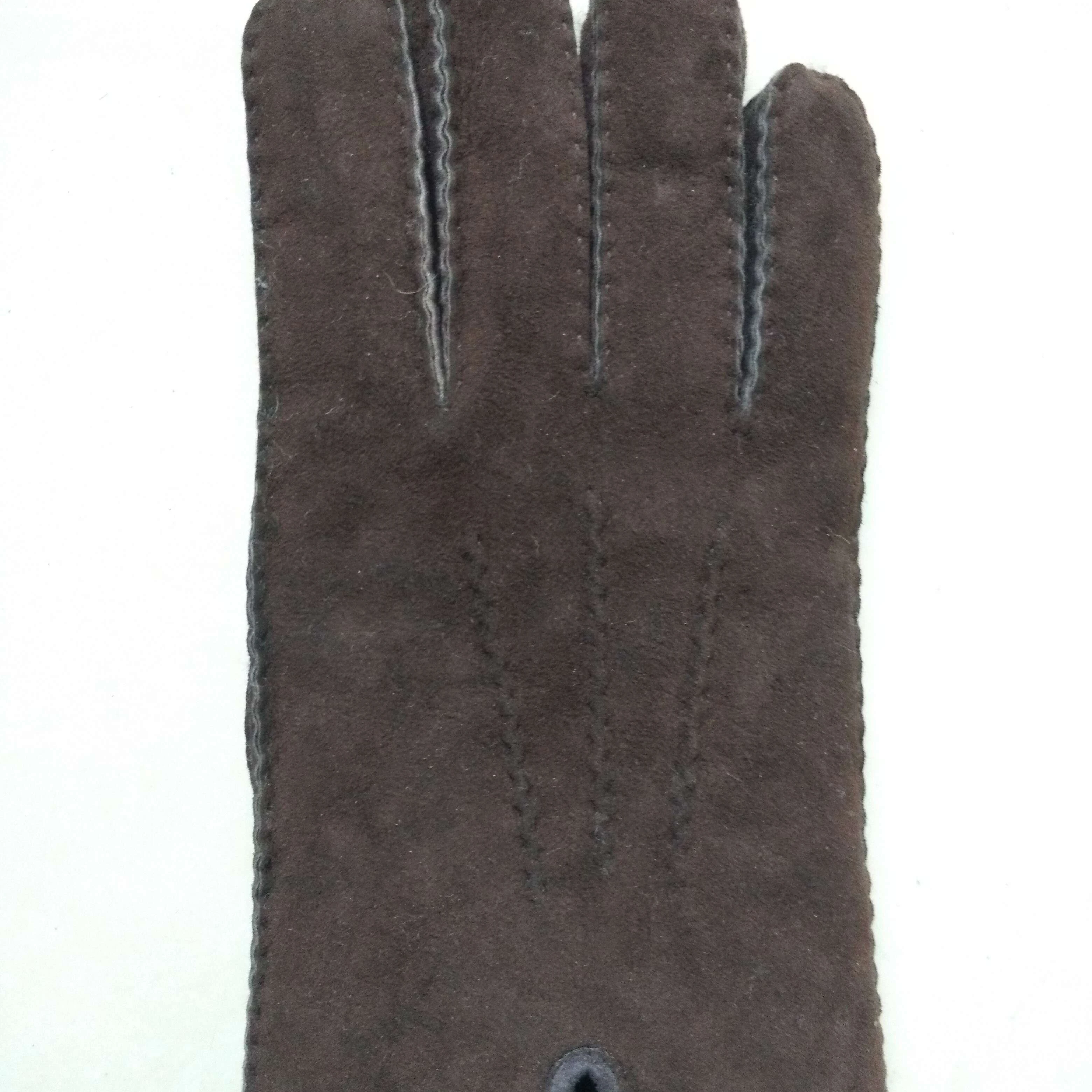 New Arrival Cheap Winter Warm Wholesale Genuine Leather Mittens Furry Sheepskin Gloves for Men